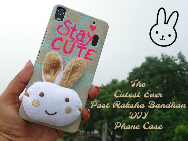 The cutest ever post raksha bandhan DIY phone case